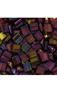 Miyuki tila 5x5mm beads - Rose gold luster TL-301